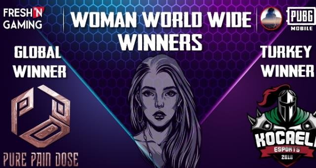 World Wide Women (WWW) PUBG Mobil oyun yarışması sonuçlandı!