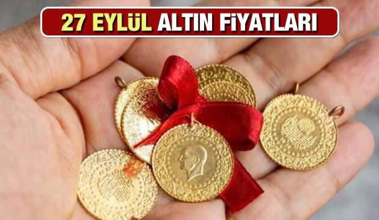 27 Eylül Altın fiyatları yükseliyor! Çeyrek Altın, Gram Altın, Bilezik, Tam Altın fiyatları
