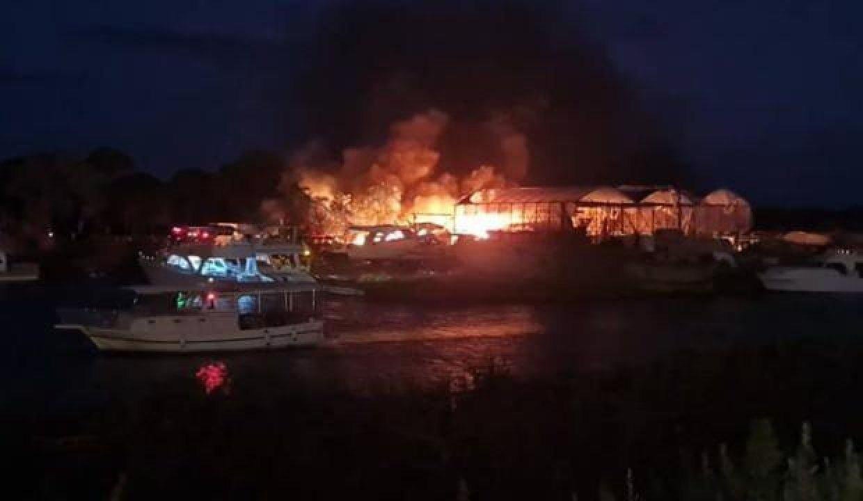 5 milyon TL bedelindeki 3 tekne yandı