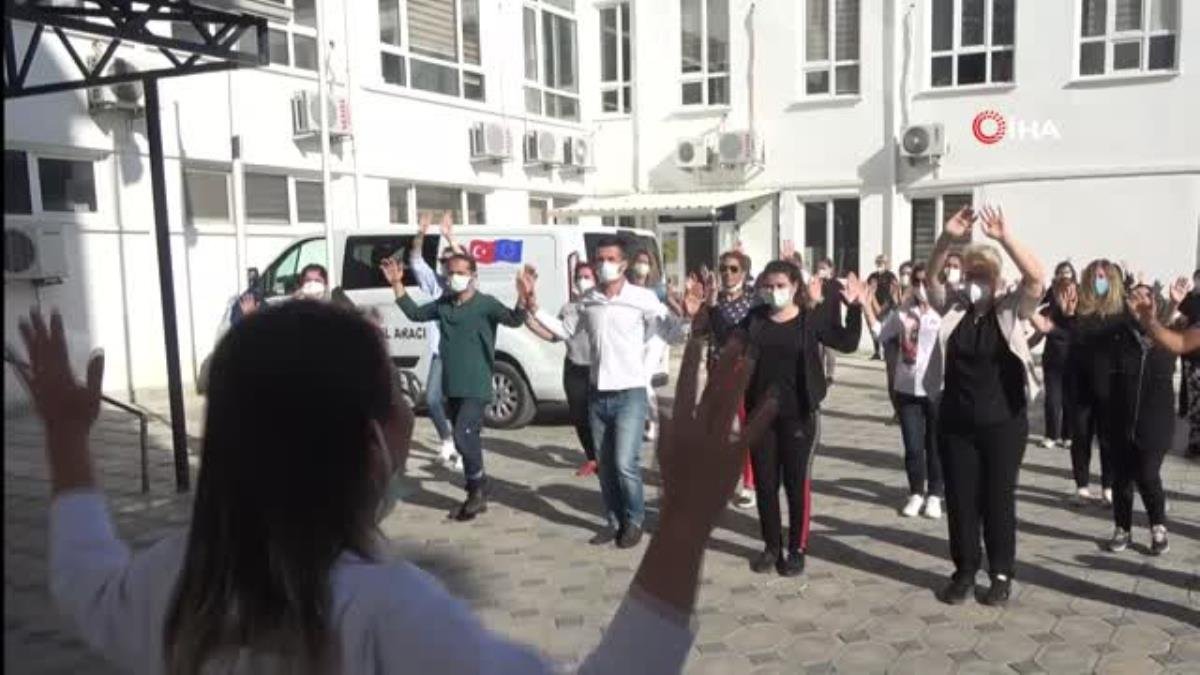 8 Eylül Dünya Fizyoterapistler Günü’nde mesaiye egzersiz yaparak başladılar