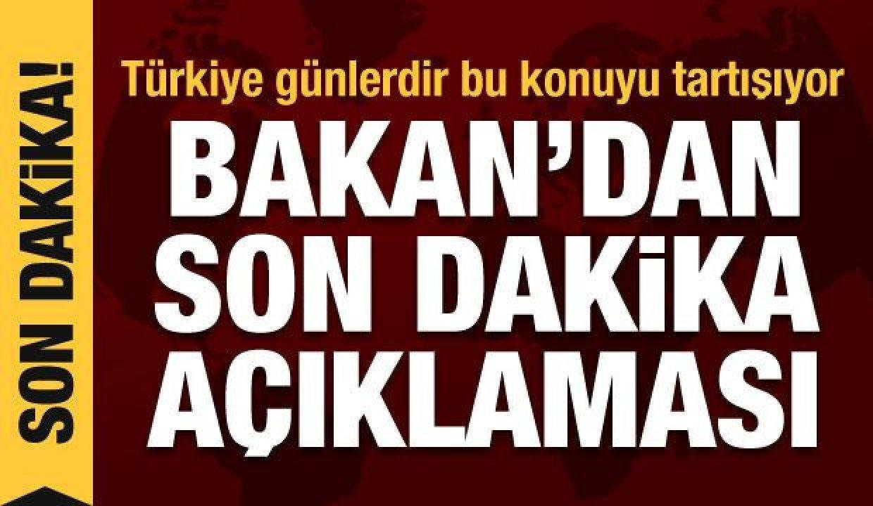 Bakan Kasapoğlu’ndan son dakika yurt açıklaması