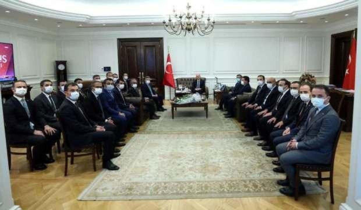 Bakan Soylu, mülkiye müfettişlerini kabul etti