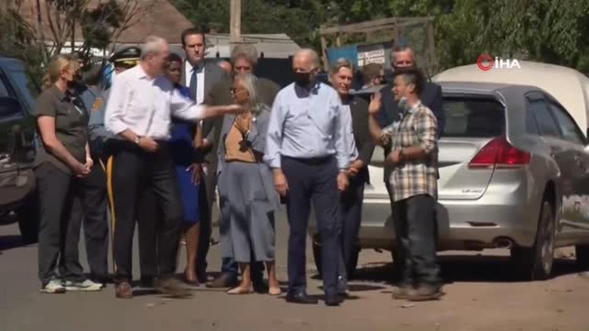 Biden, Ida Kasırgası’ndan etkilenen New Jersey’i ziyaret etti