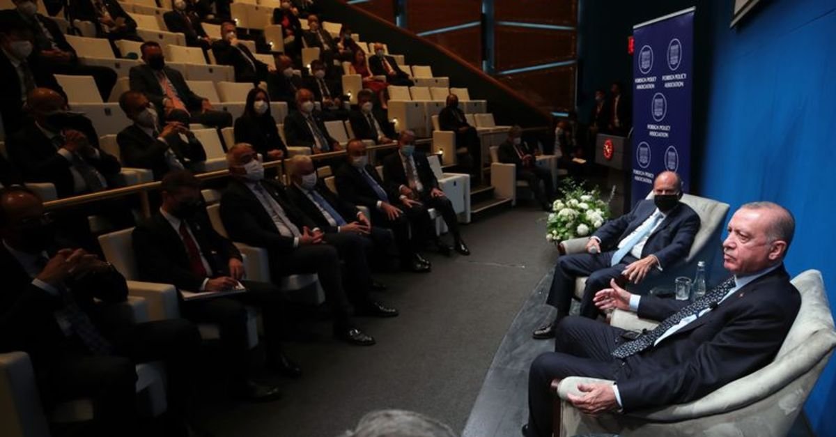 Cumhurbaşkanı Erdoğan, ABD iş dünyası temsilcileriyle bir ortaya geldi