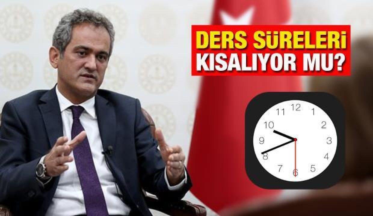 Dersler 30 dakika mı sürecek?  Açıklamalar peş peşe gelmeye başladı! MEB yüz yüze eğitimde ders müddetleri…