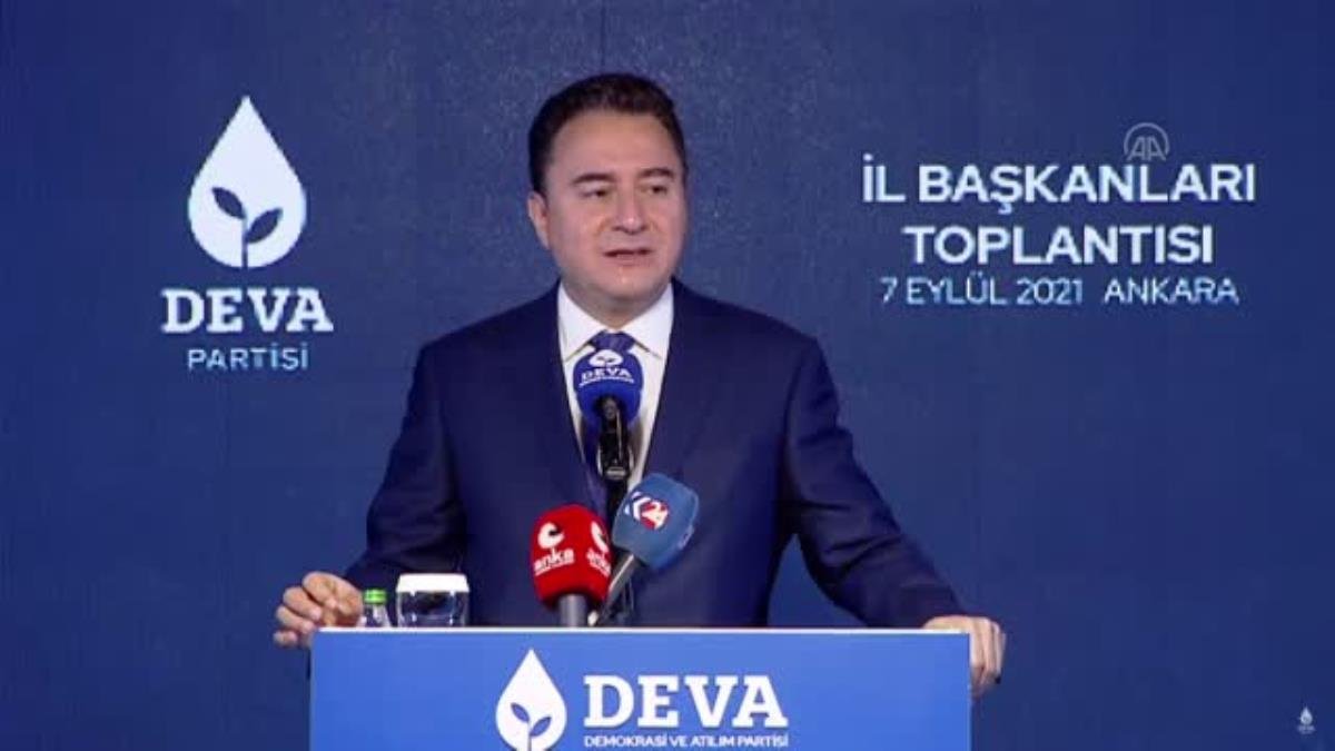 DEVA Partisi Genel Başkanı Babacan, 5. İl Başkanları Toplantısı’nda konuştu