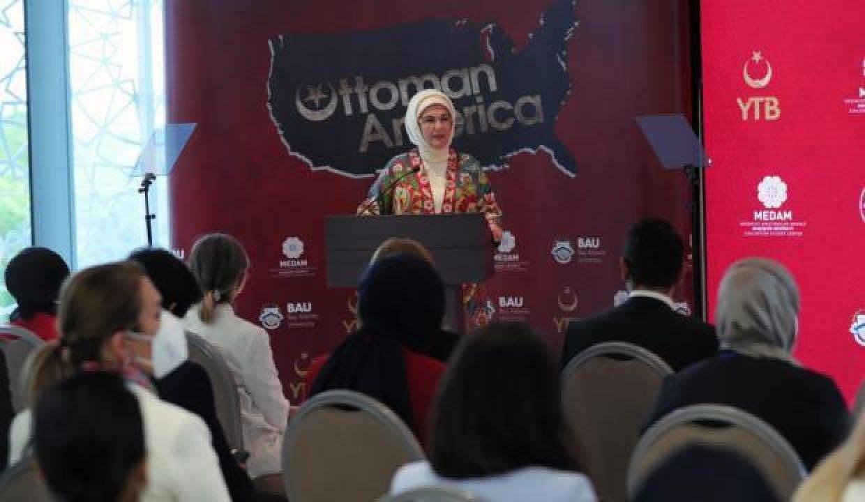 Emine Erdoğan “Osmanlı’nın Amerika’sı” belgesel sinemasının ABD’deki tanıtımına katıldı