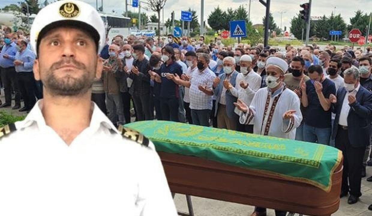 İspanya’da gemide ölen Türk kaptan, Giresun’da son yolculuğa uğurlandı