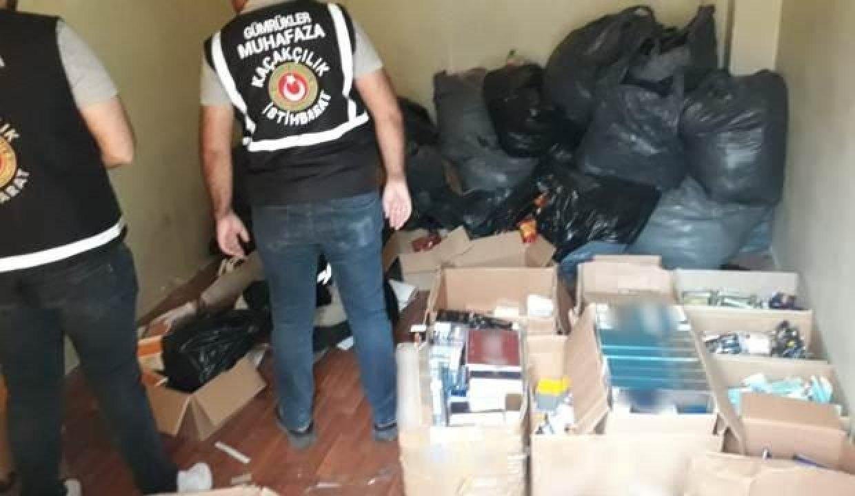İstanbul’da 1 milyon TL değerinde tütün ele geçirildi