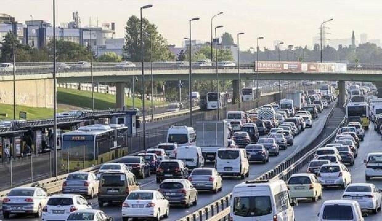 İstanbul’da trafik yoğunluğu