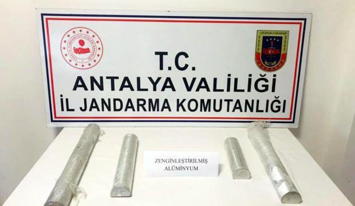 Jandarma ele geçirdi! Füze imalatında kullanılıyor, değeri 60 milyon TL!