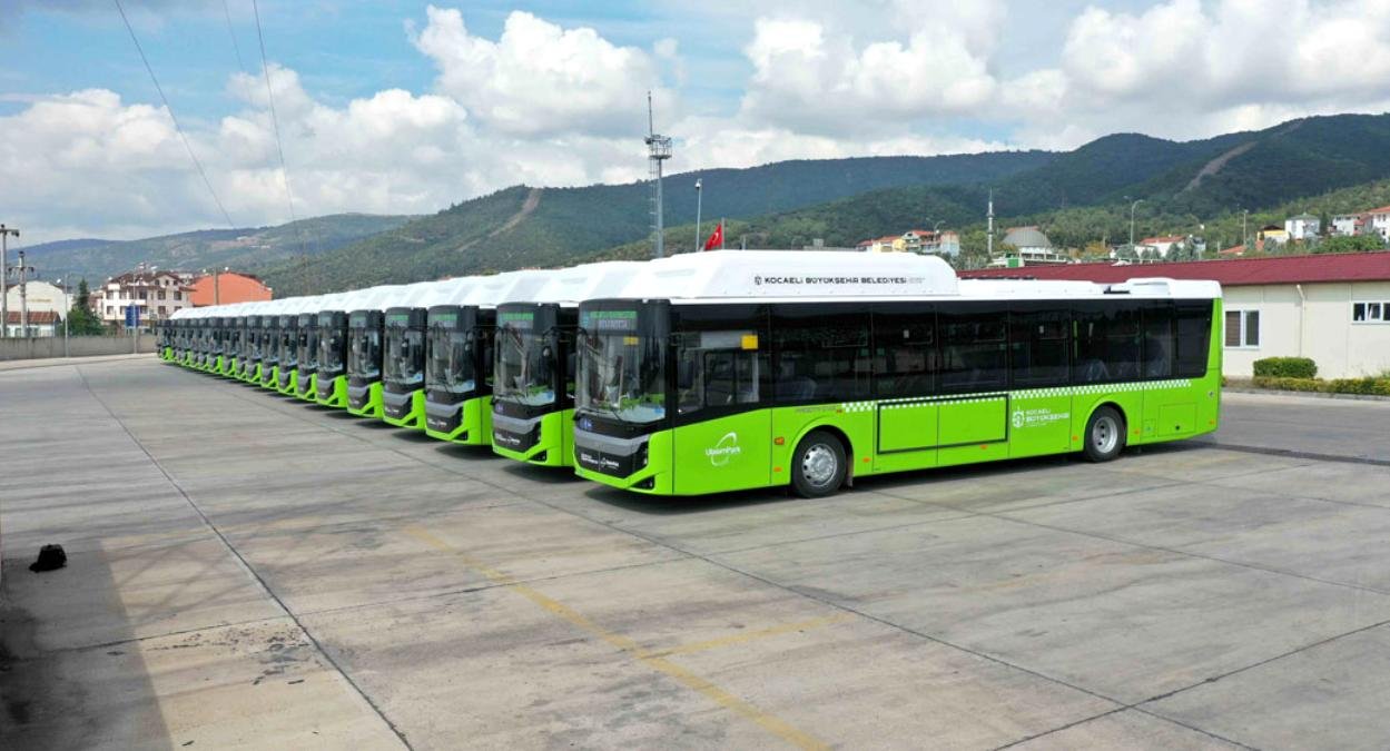 Kocaeli’nin yeni otobüsleri geldi