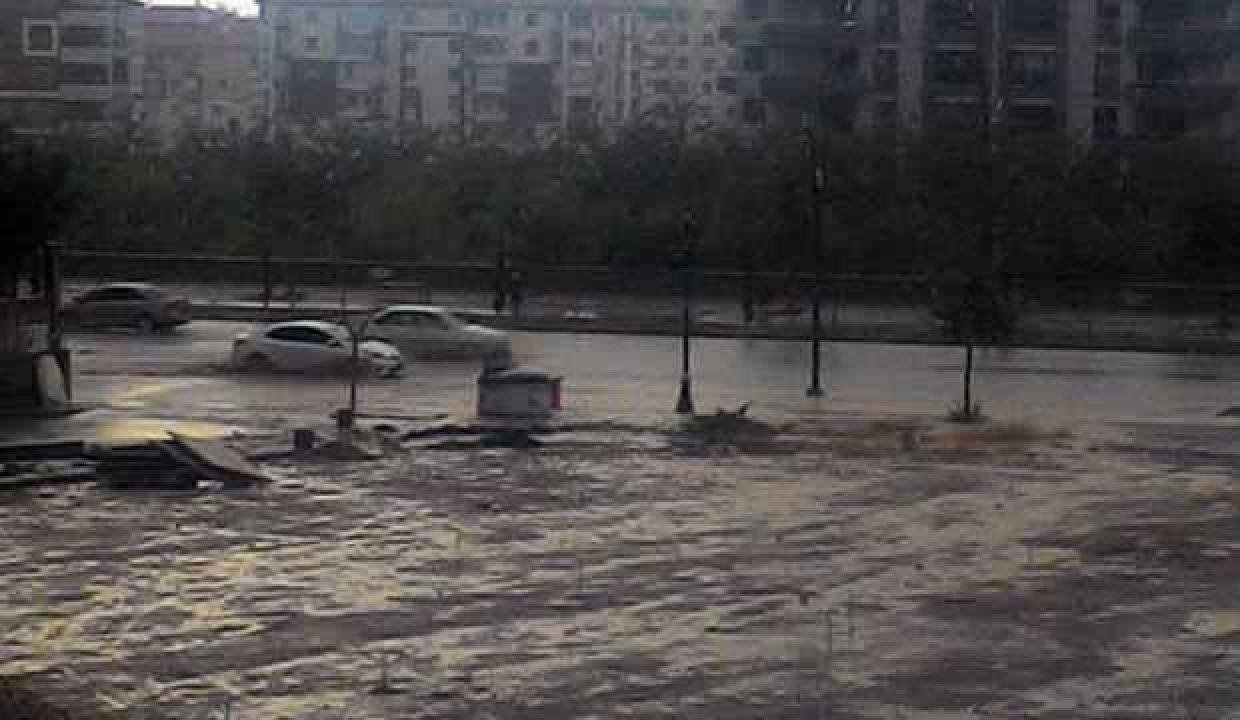 Malatya’da aniden bastıran sağanak etkili oldu
