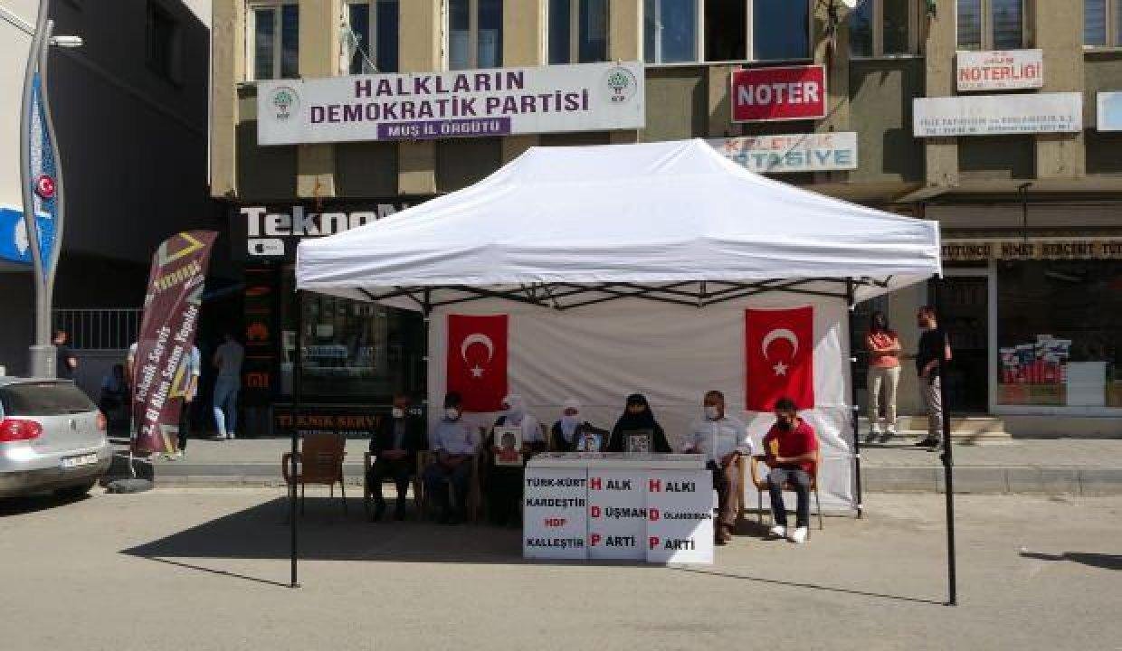 Muş’ta evlat nöbetine katılan aile sayısı 10’a yükseldi