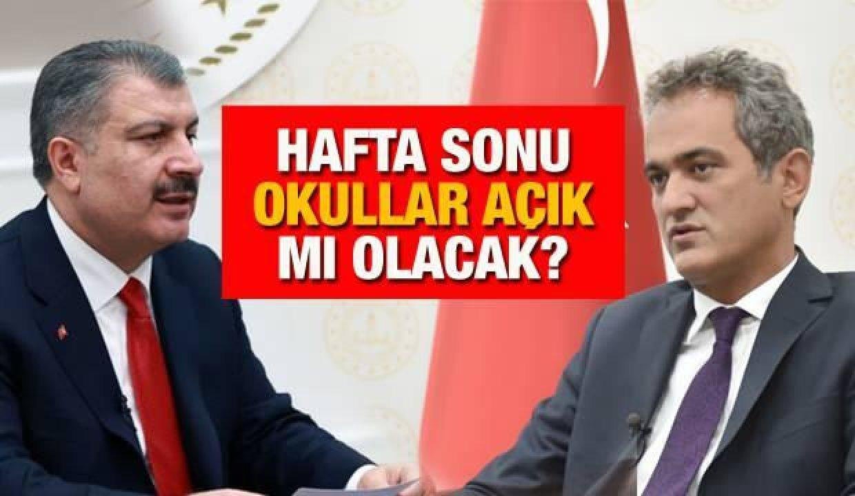 Okullar hafta sonu açık olacak mı? Vilayet Hıfzıssıhha Şuraları Cumartesi ve Pazar yüz yüze eğitim…