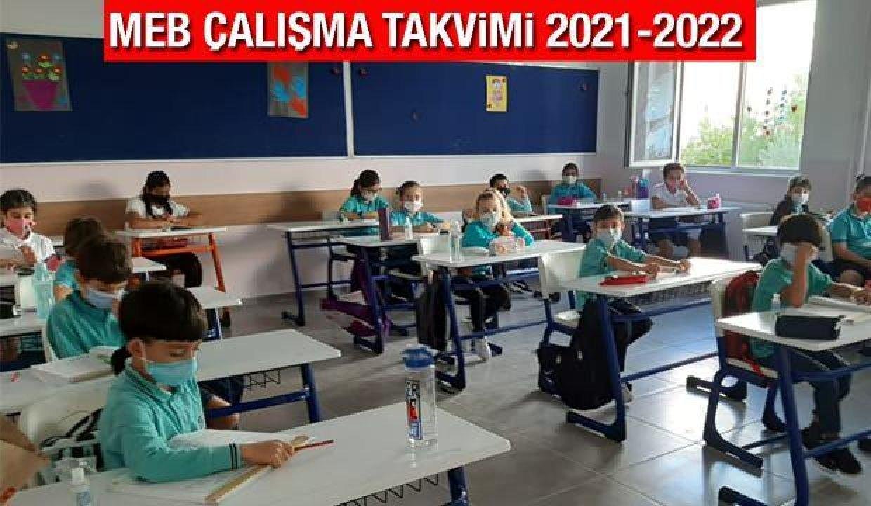 Okulların orta tatile gideceği tarih belirli oldu! MEB 2021-2022 Birinci orta tatil 9 gün…