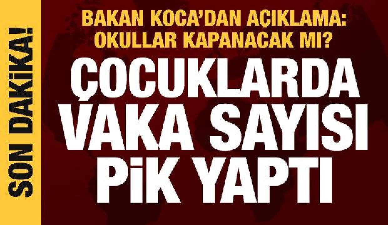 Son dakika haberi: Çocuklarda olay sayısı pik yaptı! Okullarla ilgili açıklama