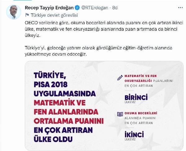 Son dakika haberi | Cumhurbaşkanı Erdoğan: “Türkiye’yi eğitim öğretim alanında yükseltmeye devam edeceğiz”