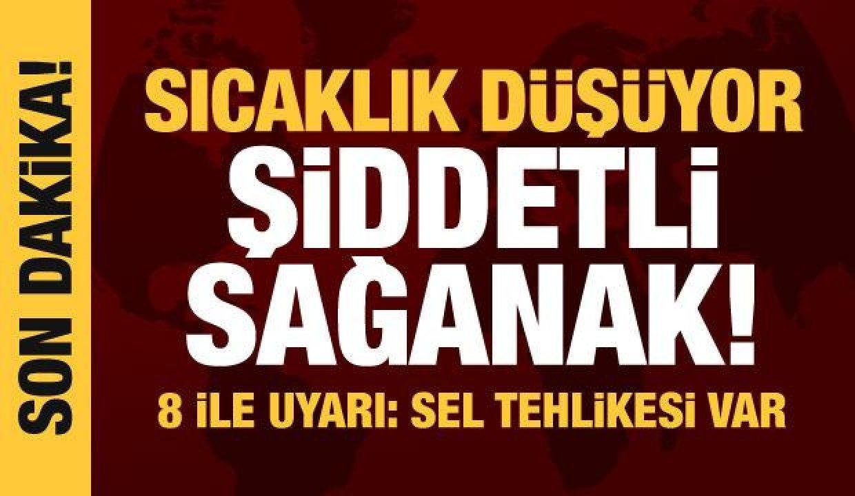 Son dakika haberi: Meteoroloji’den 8 ile sağanak uyarısı! Sel tehlikesi var