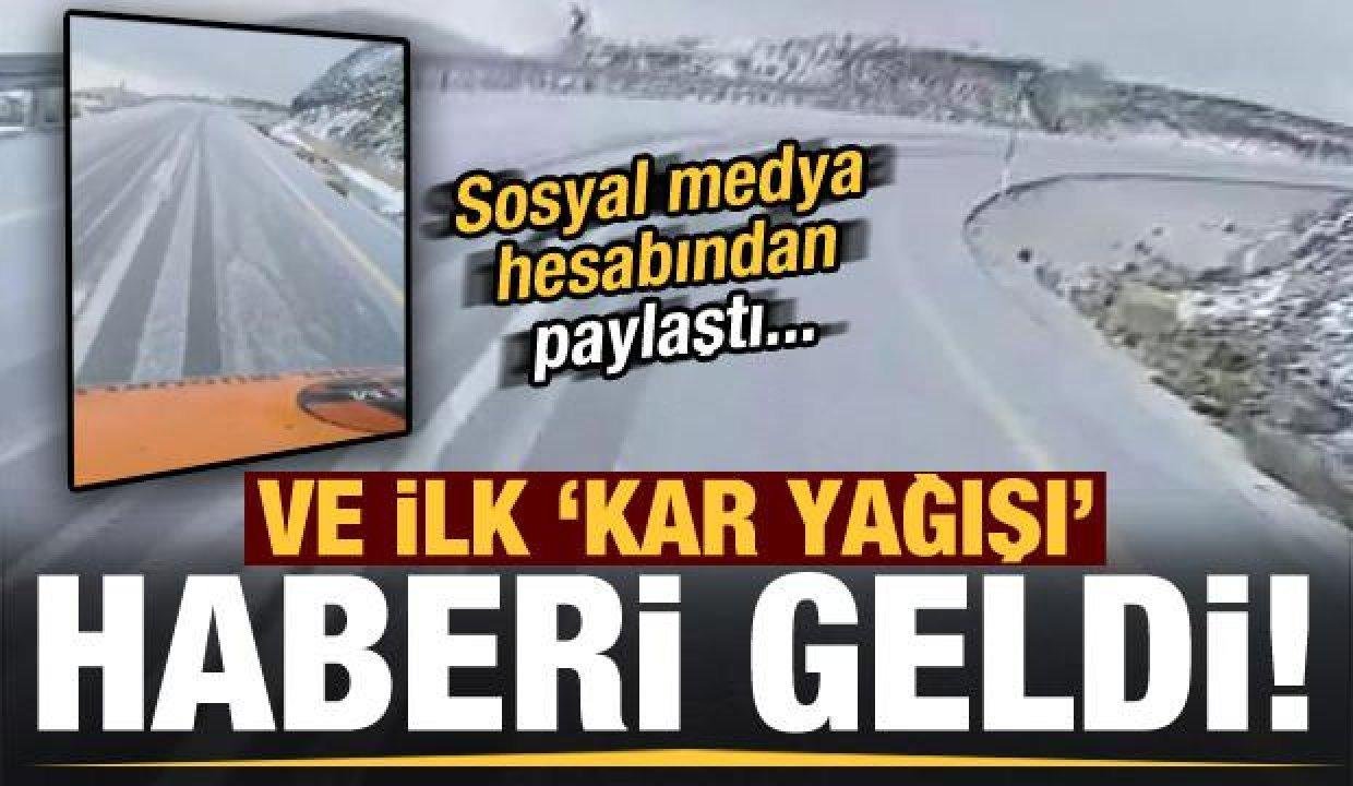 Son dakika: İlk kar yağışı haberi Erzurum’dan geldi!