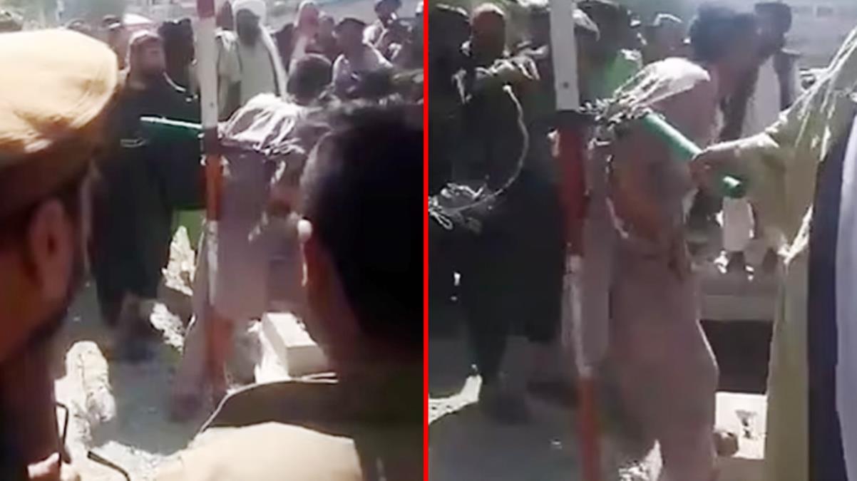 Taliban’dan kırbaçlı ceza! Cep telefonu çalmakla suçlanan adama bu türlü azap ettiler