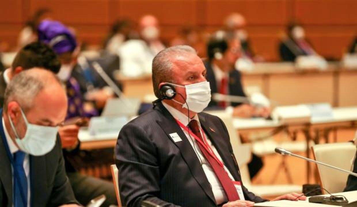 TBMM Başkanı Şentop, 5’inci Dünya Parlamento Başkanları Konferansı’na katıldı