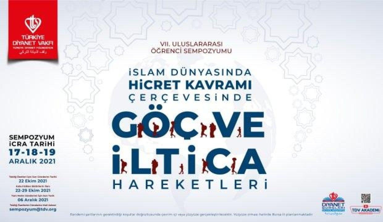 TDV 7. Milletlerarası Öğrenci Sempozyumu’na müracaatlar başladı