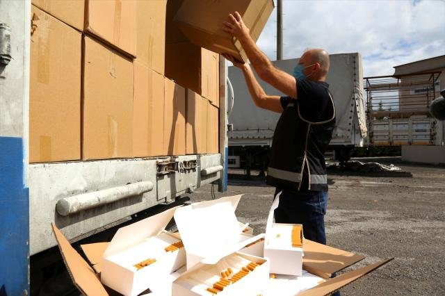 TEM’de ele geçirildi, 25 milyon 500 bin adet…