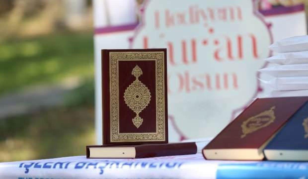 Türkiye Diyanet Vakfından gazilere Kur’an-ı Kerim hediyesi