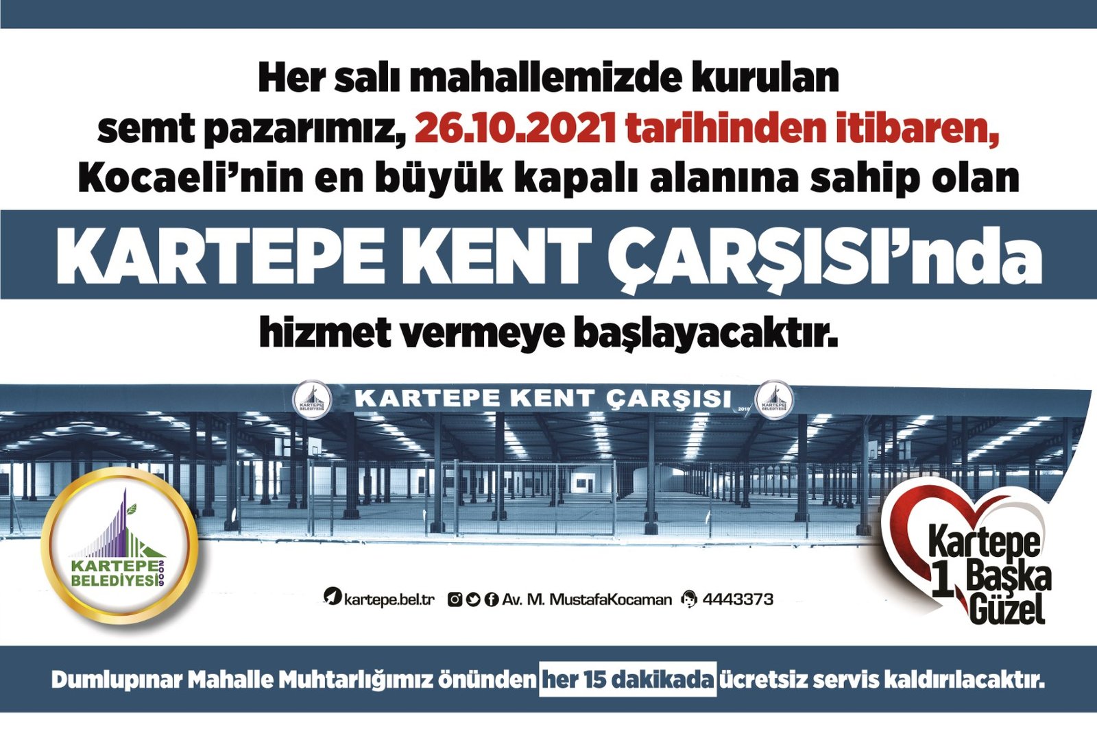 İstasyon Salı Pazarı, Kent Çarşısı’na Taşınıyor