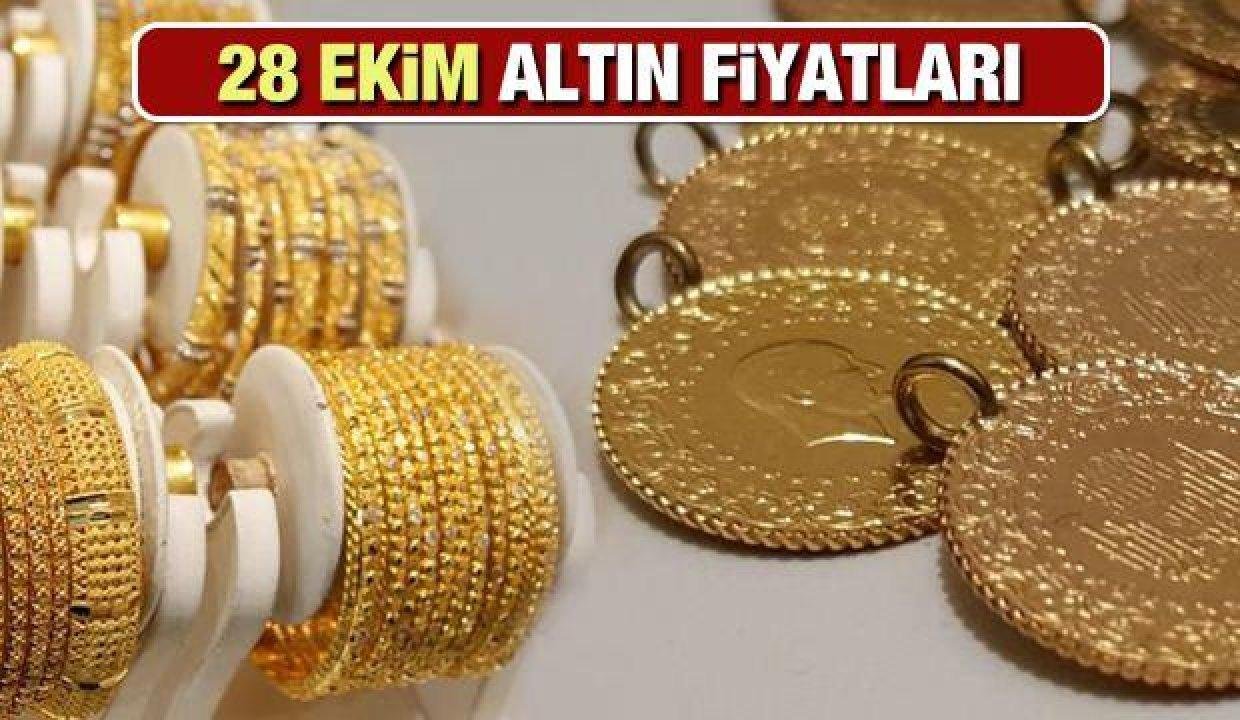 Altın fiyatları yine tarafını üst çevirdi! 28 Ekim yeni Gram Altın, Çeyrek Altın, Bilezik…