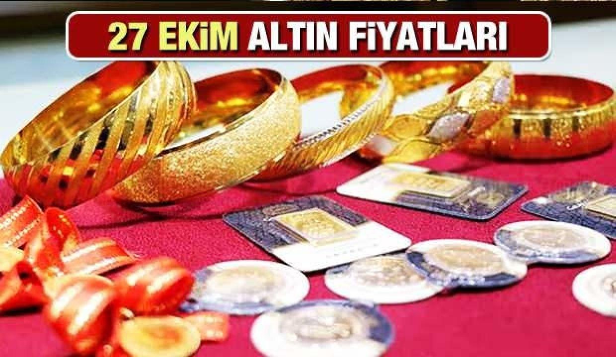 Altın fiyatlarında süratli düşüş sürüyor! 27 Ekim şimdiki Gram Altın, Çeyrek Altın, Bilezik…