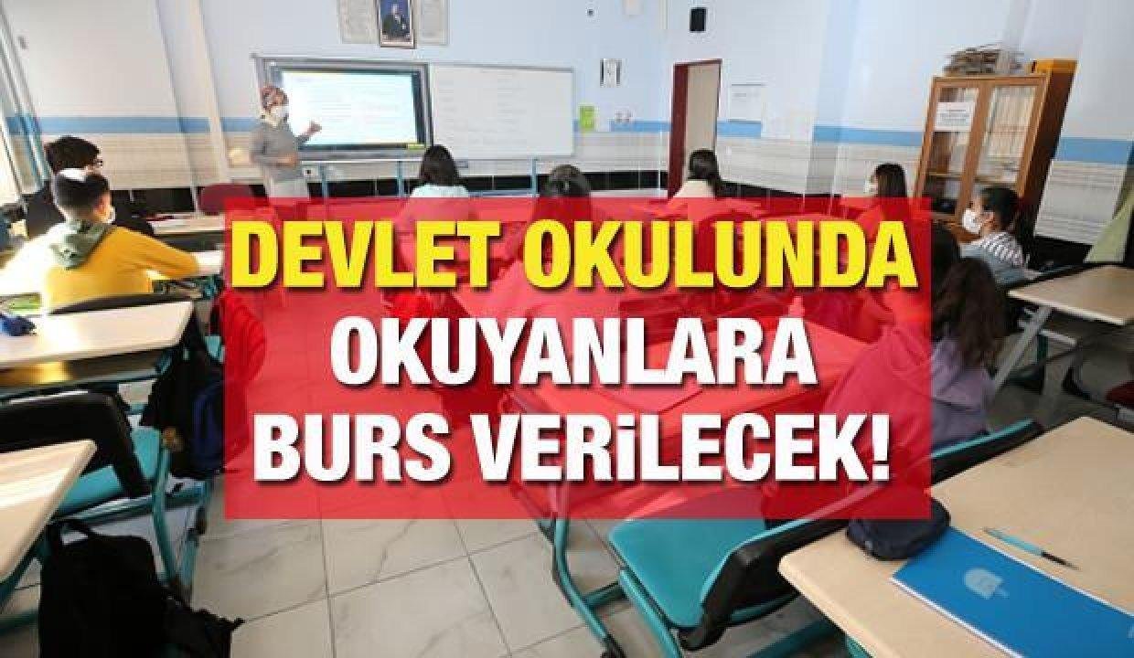 Devlet okulunda okuyanlara burs müjdesi! 2021 Burs müracaatları 5 (beş) güne sona eriyor…