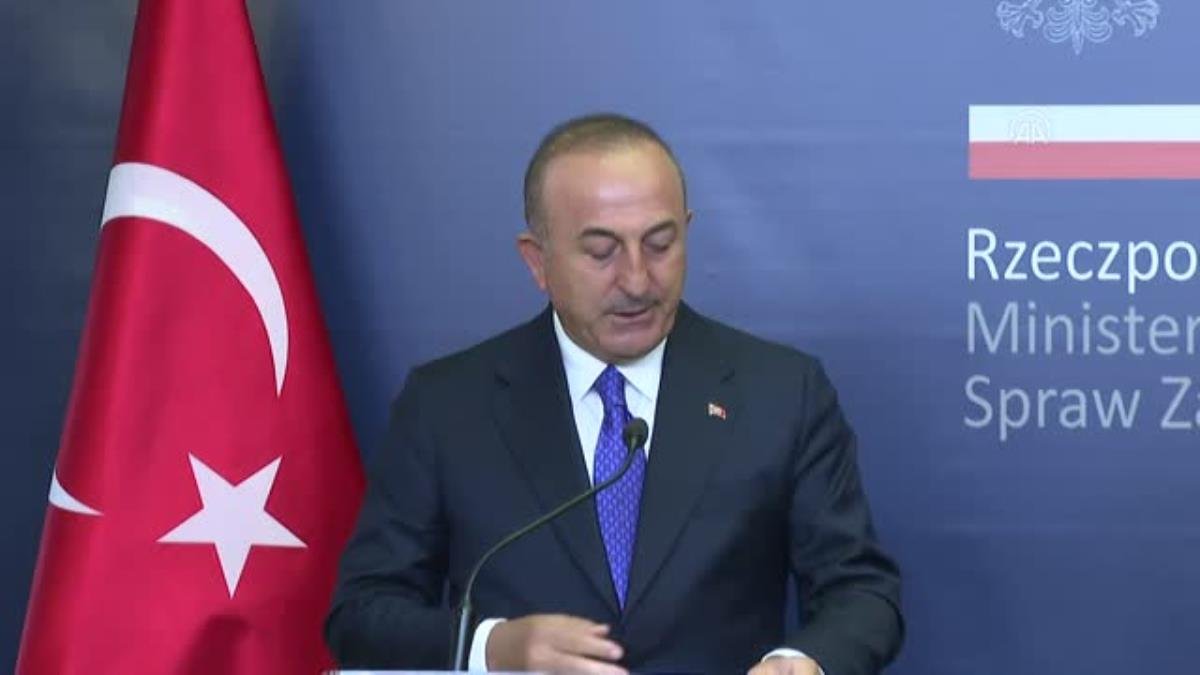 Dışişleri Bakanı Çavuşoğlu, Polonyalı mevkidaşı Rau ile ortak basın toplantısında konuştu: (2)