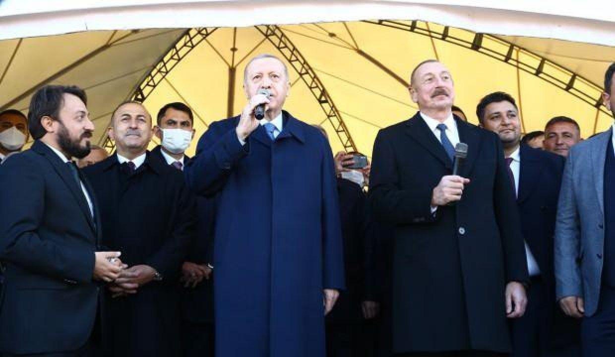 Erdoğan’ala Aliyev Zengezur koridorunun temelini attı! Reisi’de şok tesirine neden olacak