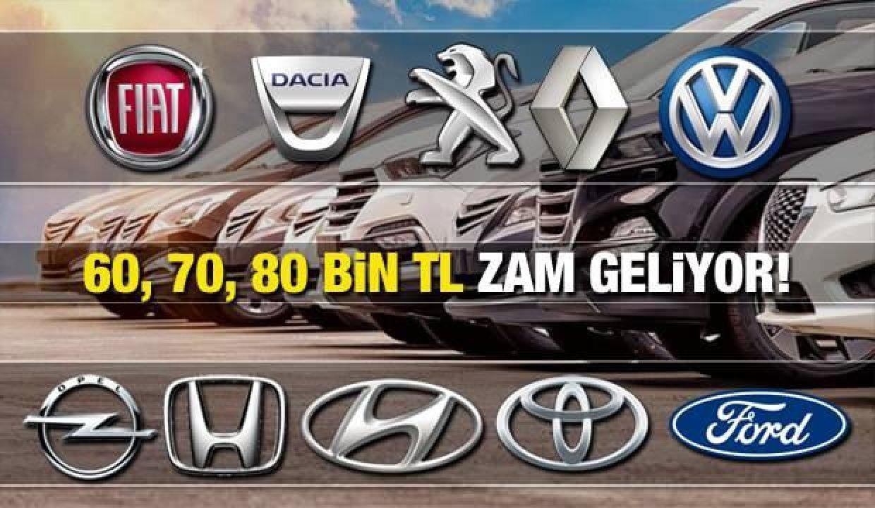 Kasım ayında zamlanacak araç modelleri: Hyundai, Citroen, Toyota, Fiat, Peugeot, Renault…