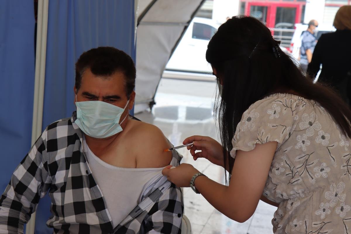 Kilis’te Kovid-19 aşılamasında gaye mavi kategoriye girmek
