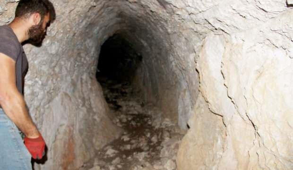 Muğla’da tonozlu tünel bulundu! Askerlerin pak su muhtaçlığını karşılıyordu