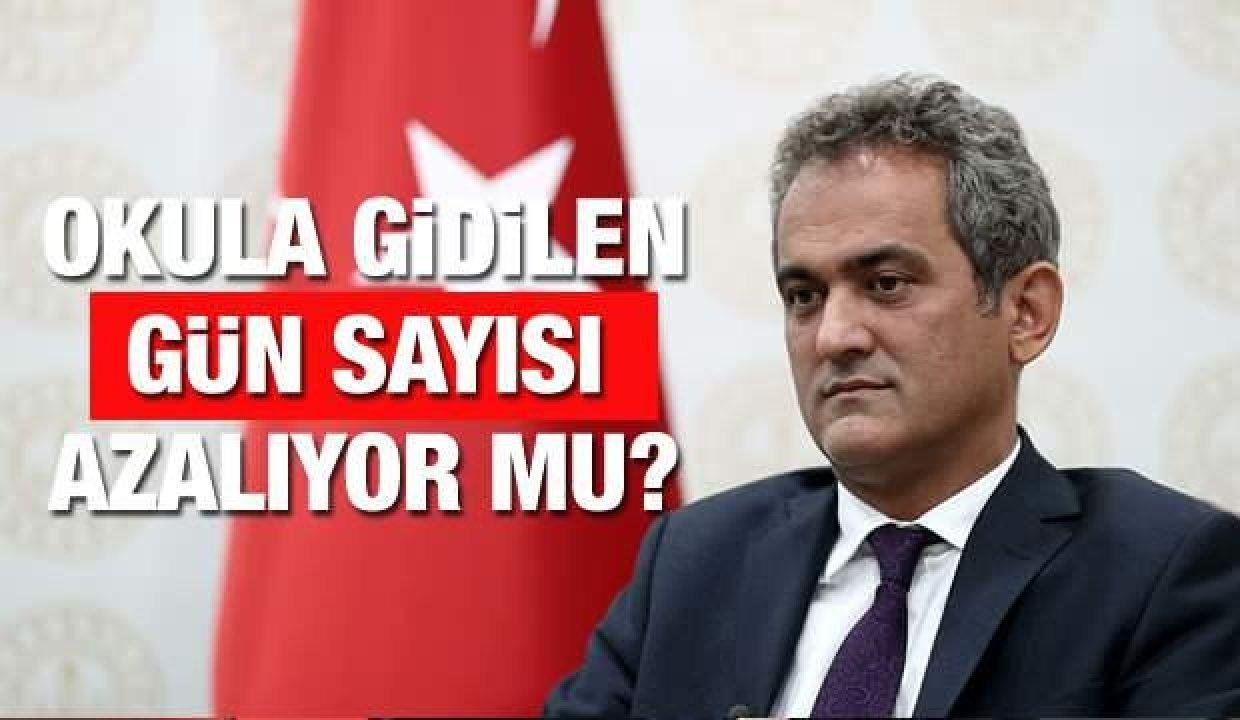 Okula gidilen gün sayısı azaltılacak mı? MEB öğrenciler haftada kaç gün yüz yüze eğitim alacak?