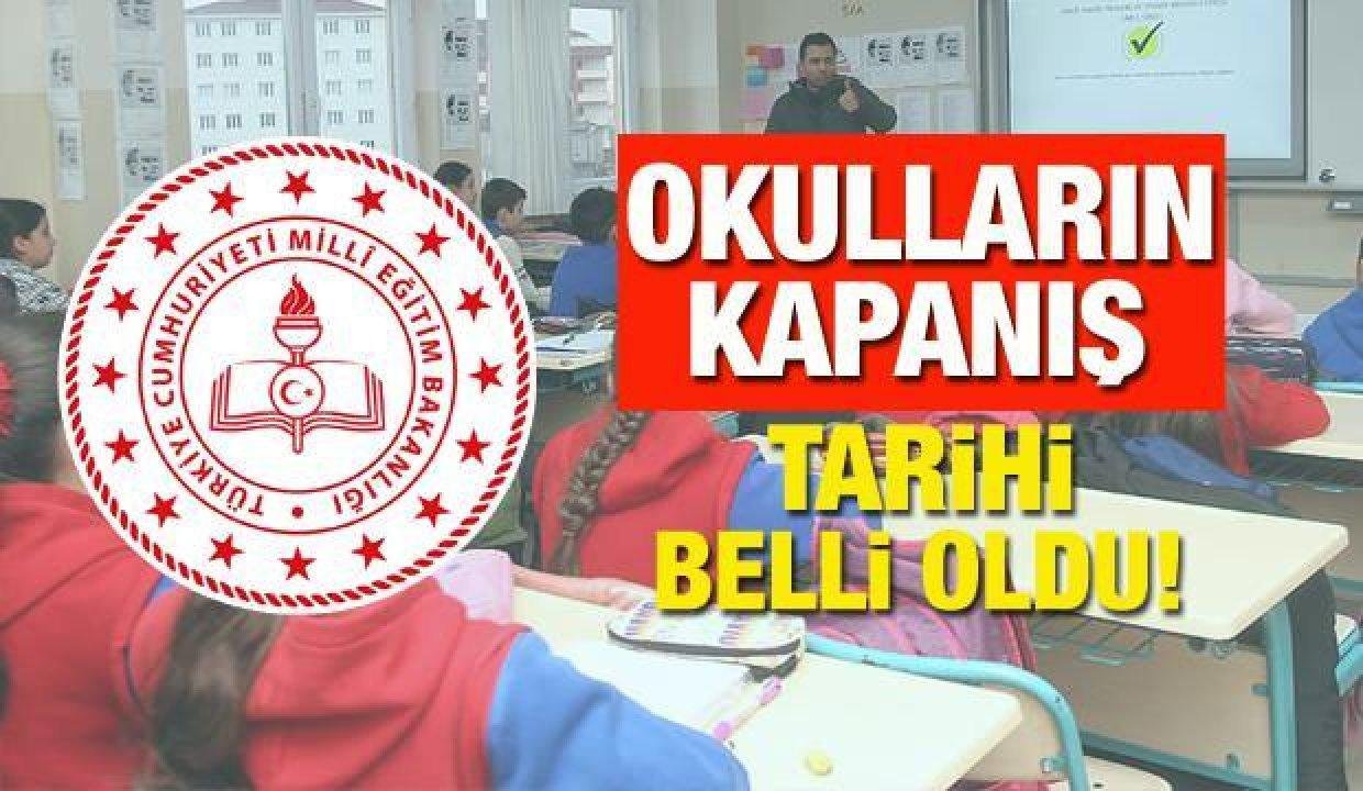 Okulların kapanış tarihi açıklandı! 2021-2022 MEB önümüzdeki ay yüz yüze eğitime orta veriyor…