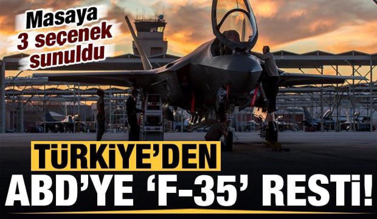 Son dakika haberi: Türkiye’den ABD’ye F-35 resti! Üç seçenek sunuldu…