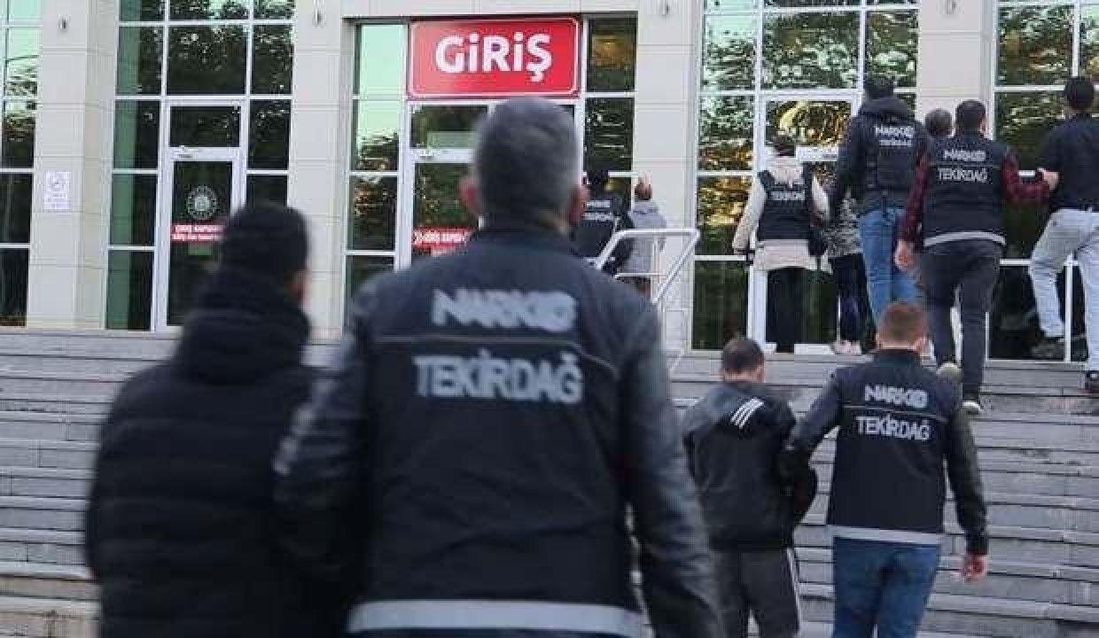 Tekirdağ’da uyuşturucu operasyonu: 70 gözaltı