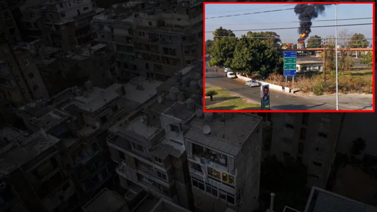 3 günlük elektriği kalan Lübnan’da bir felaket daha! Zahrani Petrol Tesisleri’nde yangın çıktı