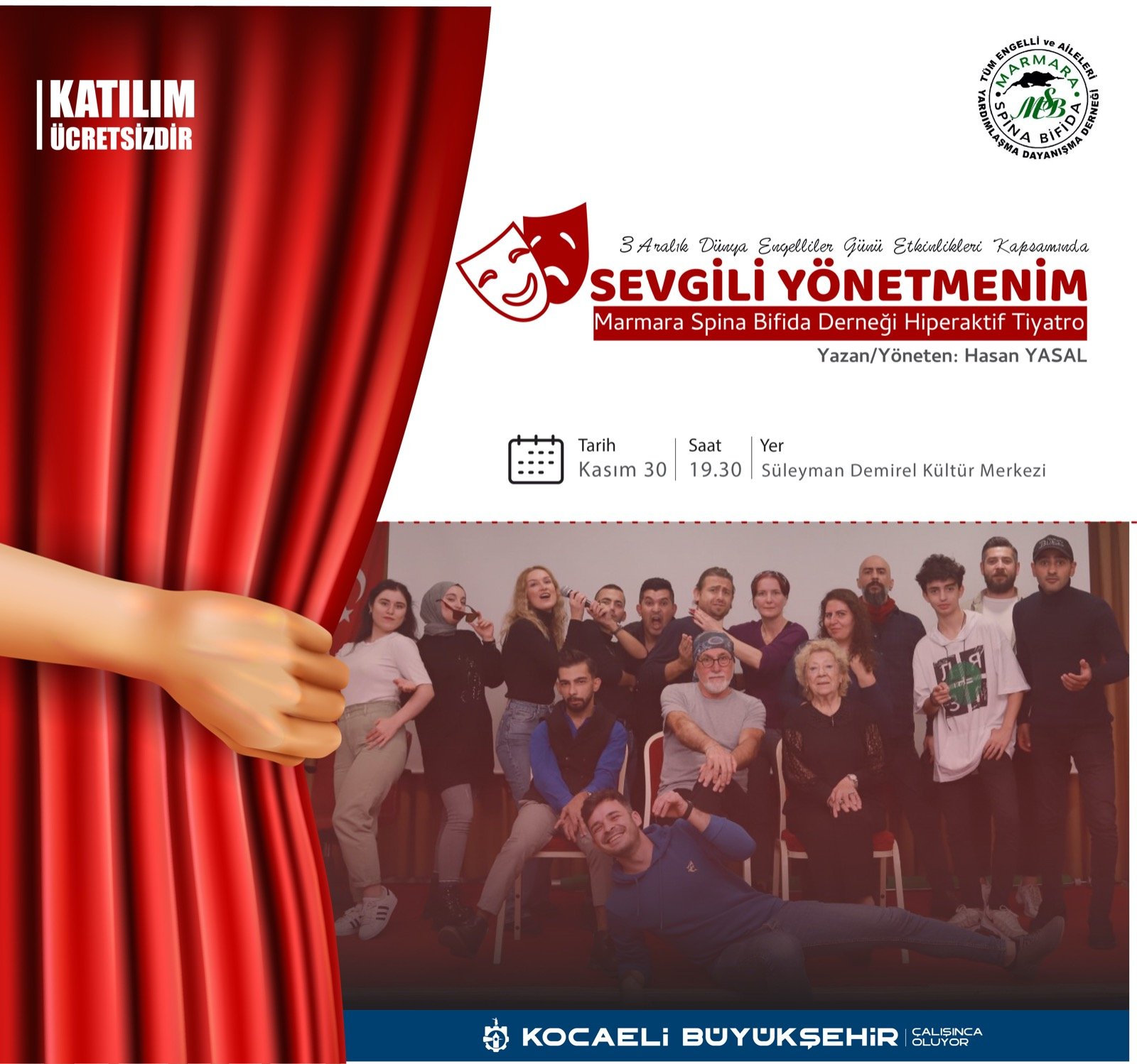 ‘Sevgili Yönetmenim’ isimli oyun sahne alıyor