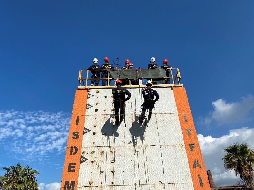 Kocaeli İtfaiyesi itfaiye teşkilatına eğitim verdi