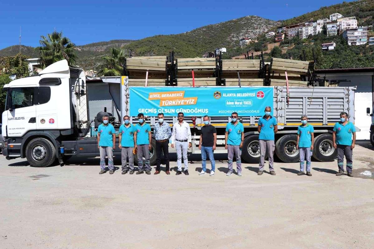 Alanya Belediyesi’nden Gündoğmuş’a yardım eli