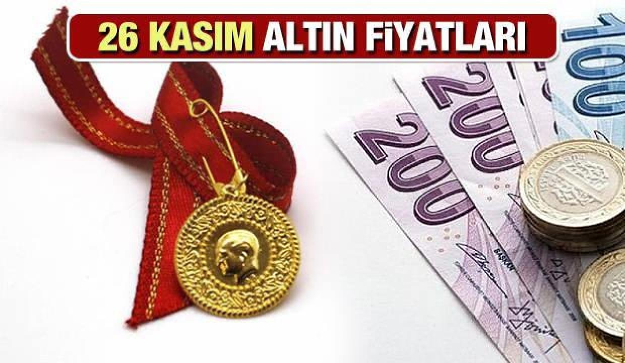 Altın fiyatları ne kadar oldu? 26 Kasım Çeyrek Altın, Gram Altın, Bilezik fiyatları