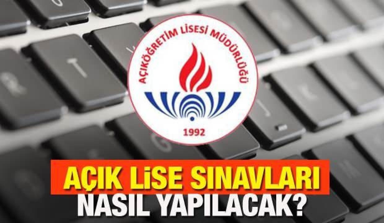 AÖL imtihan takvimi belirli oldu! (2021-2022) MEB Açık Lise online imtihanlarda kaç soru sorulacak?