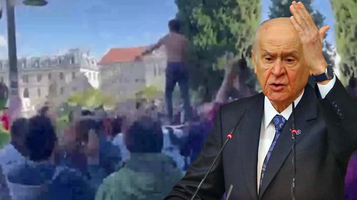 Bahçeli’den rektörün aracını kesen öğrencilere sert kelamlar: Bunlar casus ve provokatördür