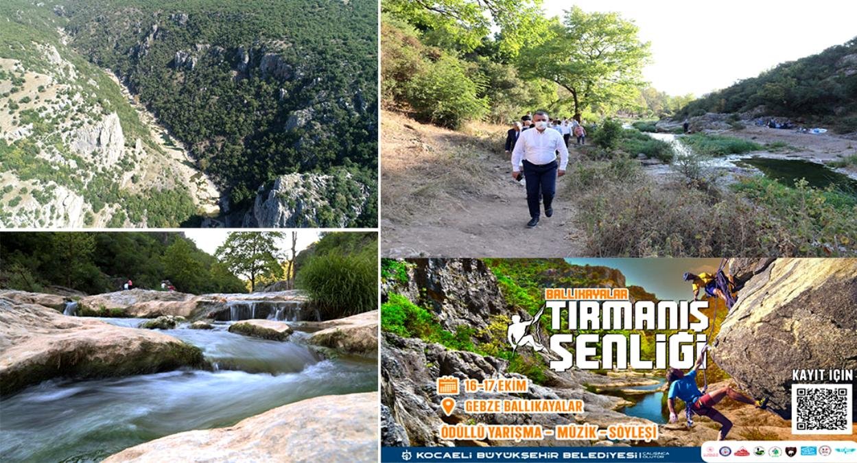 Ballıkayalar Tırmanış Şenliği başlıyor
